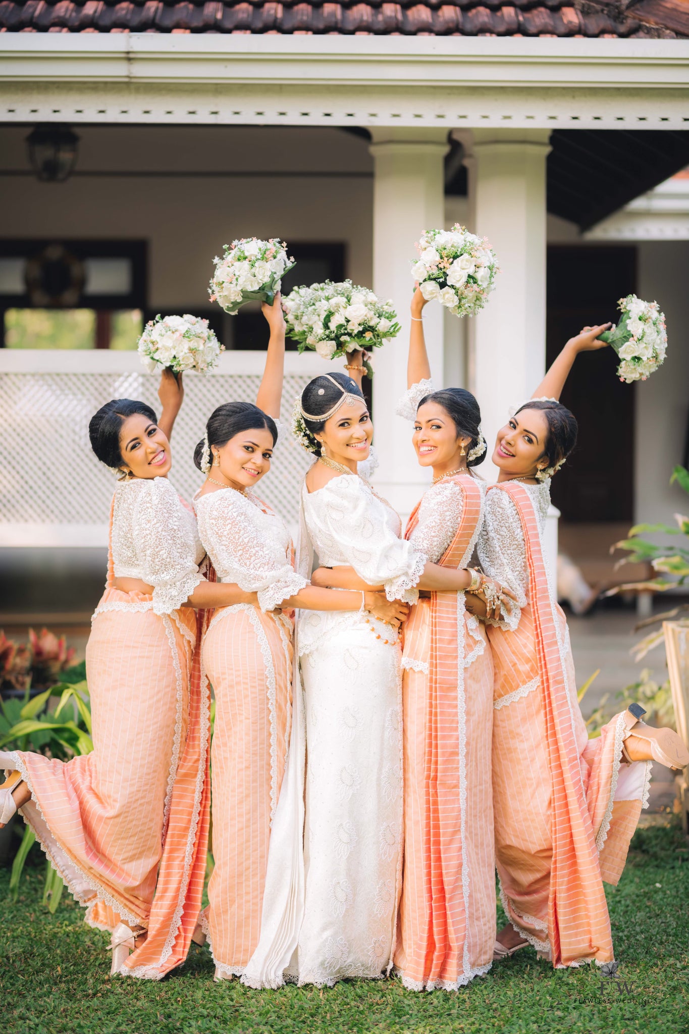 Kandyan Bride and Brides Maid